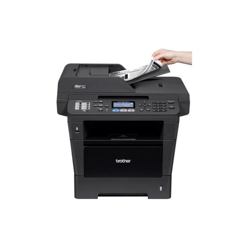 Brother - MFC-8910DW Wireless Black-and-White All-In-One Printer