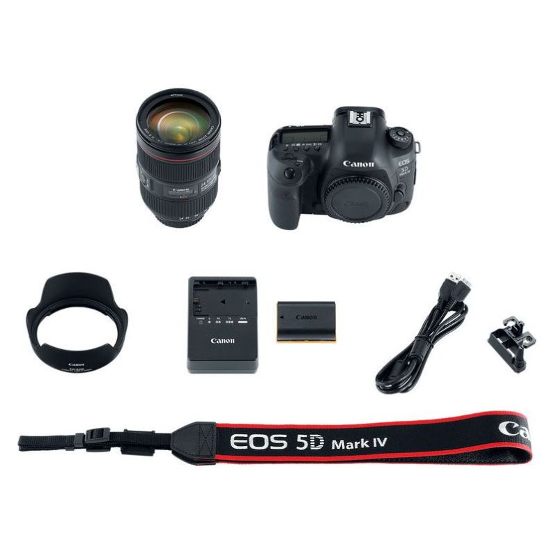 Canon EOS 5D Mark IV DSLR Camera with 24-105mm f/4L II Lens