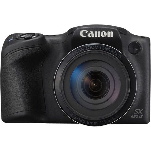 Canon PowerShot SX420 IS Digital Camera (Black)