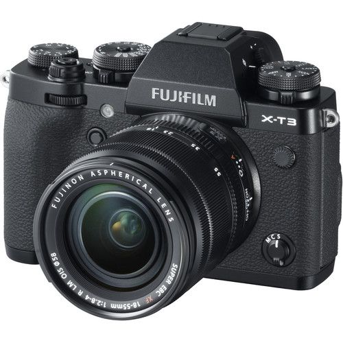 Fujifilm X-T3 Mirrorless Digital Camera with 18-55mm Lens ( Black )