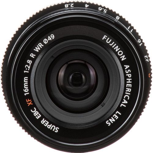 FUJIFILM XF 16mm f/2.8 R WR Lens (Black)