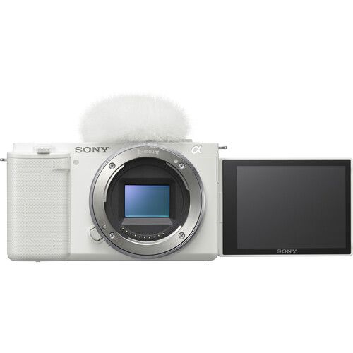 Sony ZV-E10 Mirrorless Camera (Body Only, White)