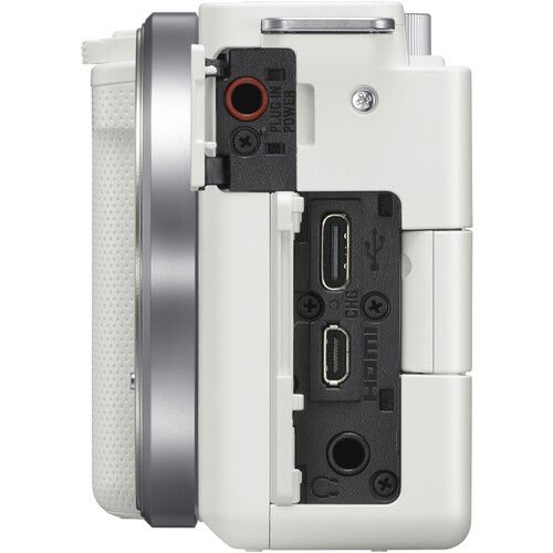 Sony ZV-E10 Mirrorless Camera (Body Only, White)