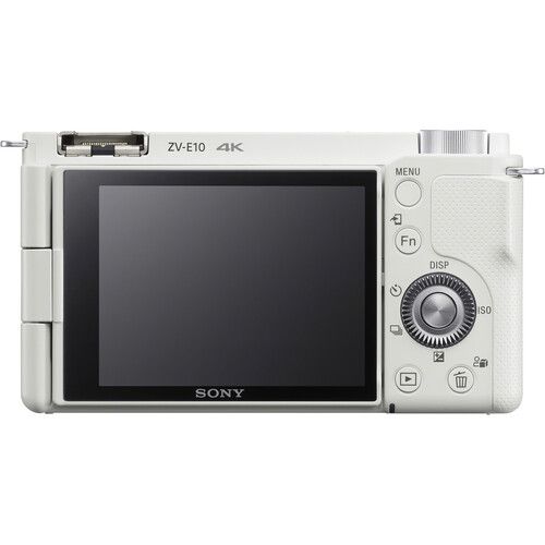 Sony ZV-E10 Mirrorless Camera with 16-50mm Lens (White)