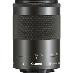 Canon EF-M 55-200mm f/4.5-6.3 IS STM Lens (Black)