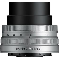 Nikon NIKKOR Z DX 16-50mm f/3.5-6.3 VR Lens (Silver)