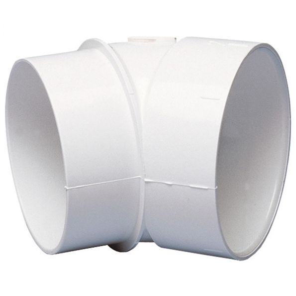 Airvac 45deg Spigot Pvc Fitting