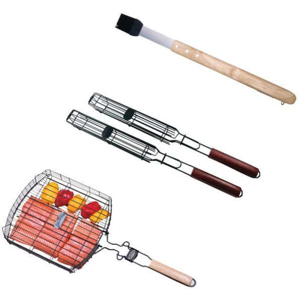 Jim Beam 6pc Grilling Basket Kit