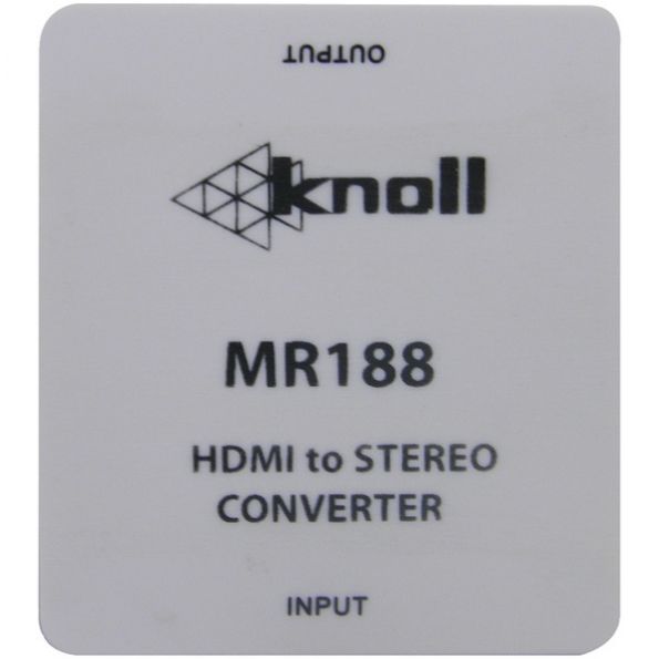 Knoll Systems Hdmi-stereo Ln Lev Adptr