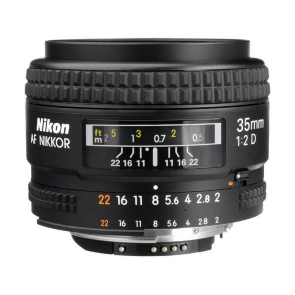 Nikon 35mm Wide Angle AF Nikkor f/2.0D Autofocus Lens