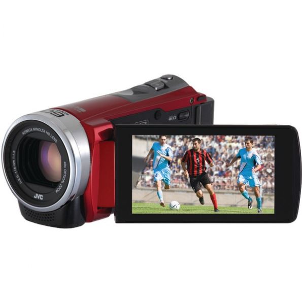 Jvc 2.5mp Wifi Everio Vid Red