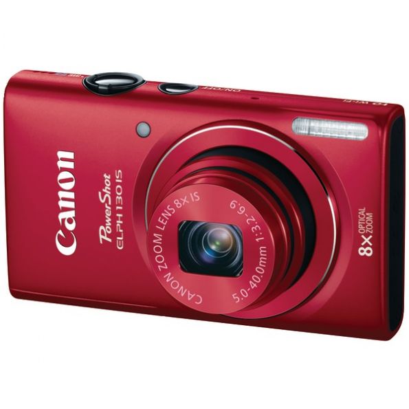 Canon 16mp Powrsht Elph 130 Red