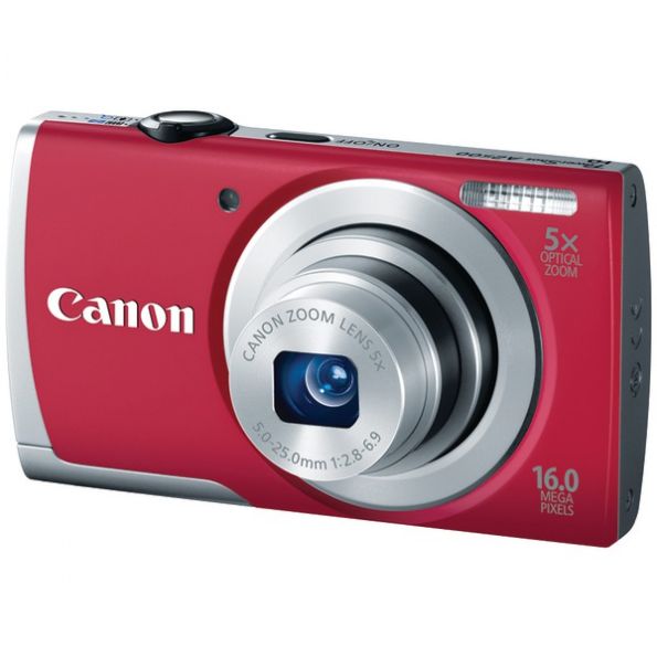 Canon 16mp Powershot A2500 Red