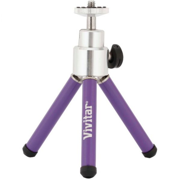 Vivitar 6" Table Tripod Purp