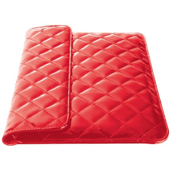 Iessentials 7in Quilted Tab Cs Red