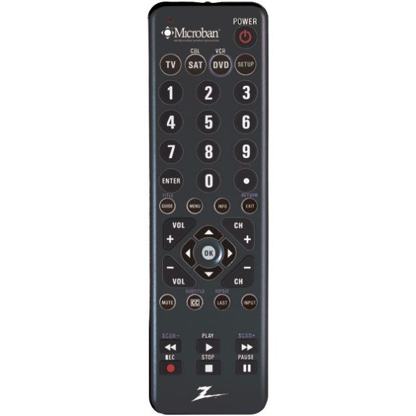 Zenith Microban 3-device Remote