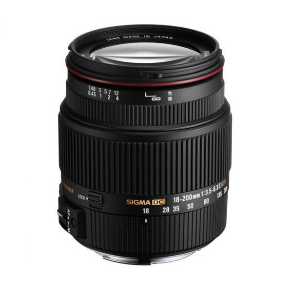 Sigma 18-200mm f/3.5-6.3 II DC OS HSM Lens for Canon