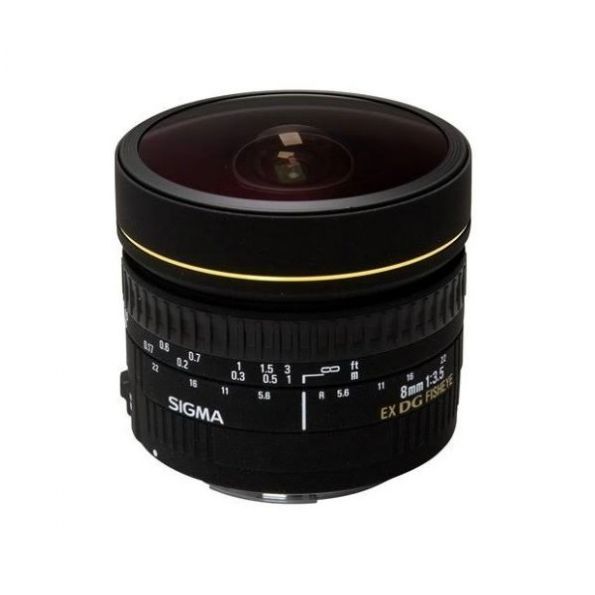 Sigma 8mm f/3.5 EX DG Circular Fisheye Autofocus Lens for Canon