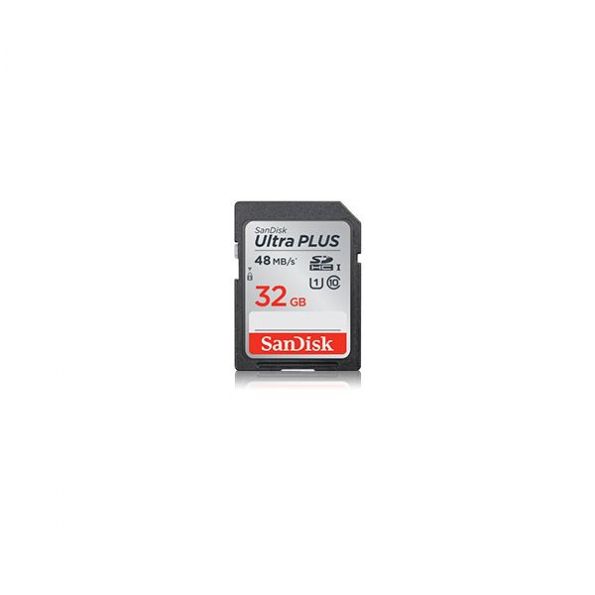 SanDisk 32 GB Ultra PLUS SDHC/SDXC Memory Card