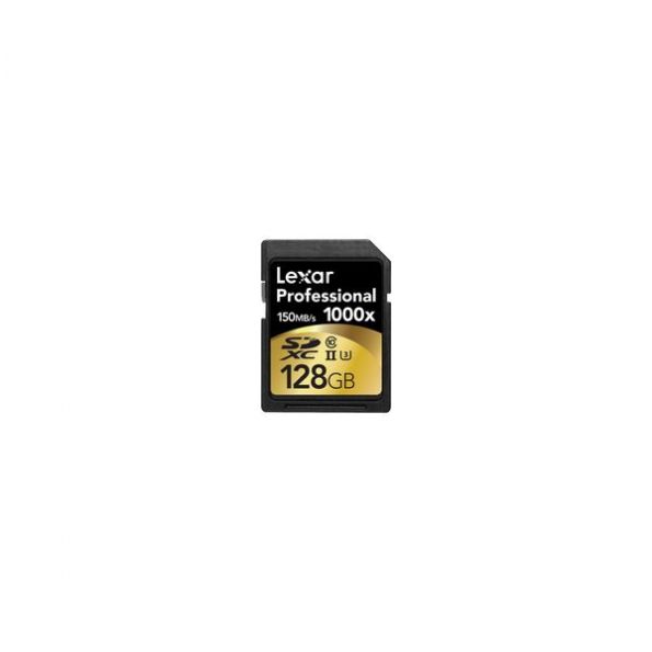 Lexar 128GB Professional 1000x UHS-II SDXC Memory Card (Class 10)