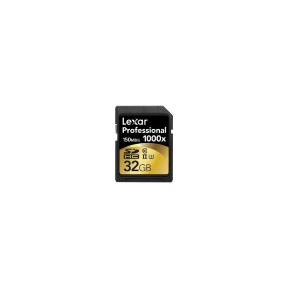 Lexar 32GB Professional 1000x UHS-II SDHC Memory Card (Class 10)