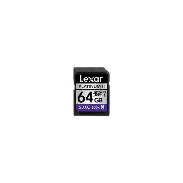 Lexar 64GB SDXC Memory Card Platinum II Class 10