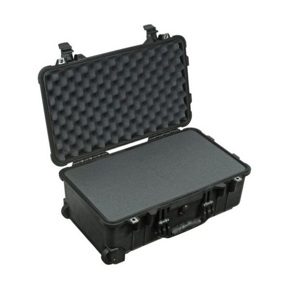 Pelican 1510 Carry On Case with Foam Set (Black)