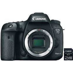 Canon EOS 7D Mark II Digital SLR Camera (Body) with W-E1 Wi-Fi Adapter