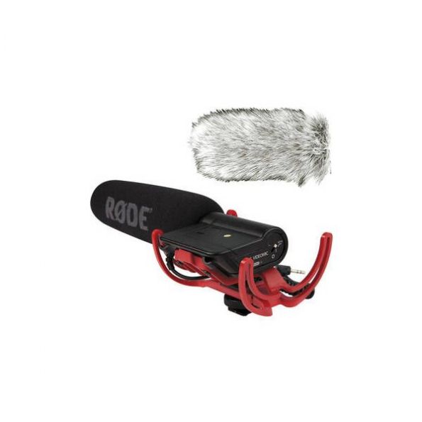 Rode VideoMic Camera Mounted Shotgun Mic & Dead Cat Wind Muff