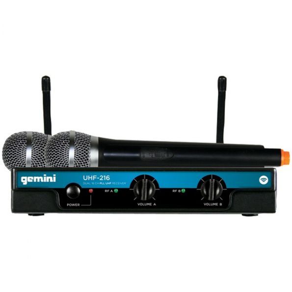 Gemini Dual Wrlss Hndhld Mic