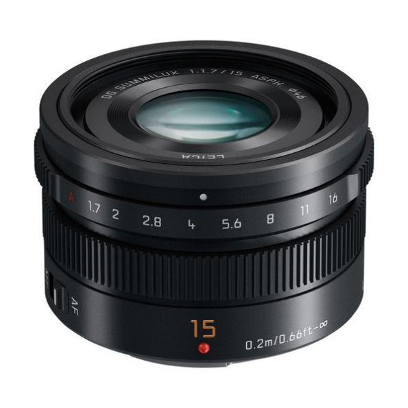 Panasonic Leica DG Summilux 15mm f/1.7 ASPH. Lens