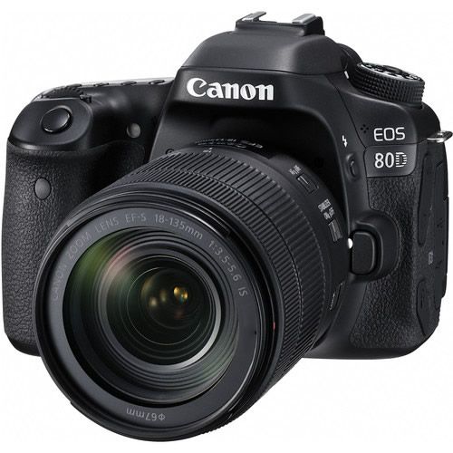 Canon EOS 80D DSLR Camera W/ 18-135mm Lens