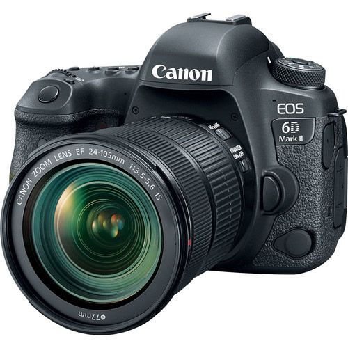Canon EOS 6D Mark II DSLR Camera with 24-105mm Lens
