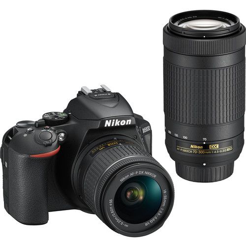 Nikon  D5600 DSLR Camera with 18-55mm and 70-300mm Lenses