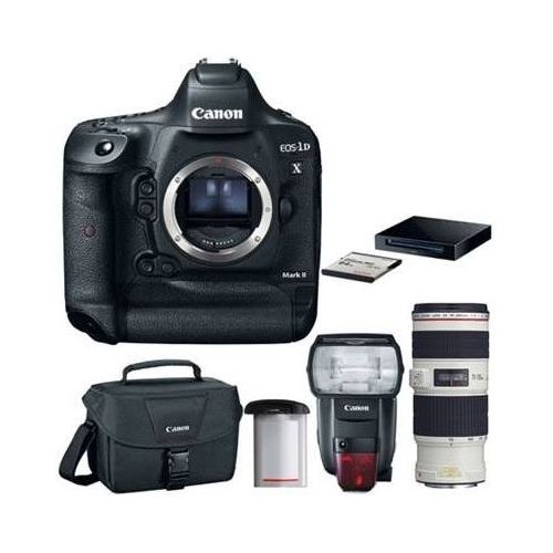 Canon EOS-1D X Mark II Camera W/ Premium Kit Deluxe Lens Bundle