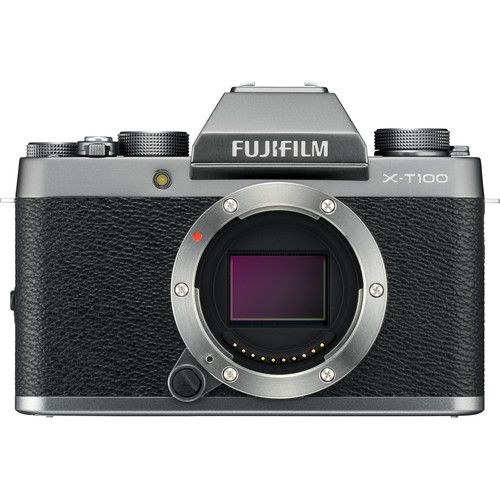 Fujifilm X-T100 Mirrorless Digital Camera (Body,Dark Silver)