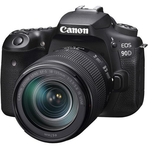 Canon EOS 90D DSLR Camera with 18-135mm Lens