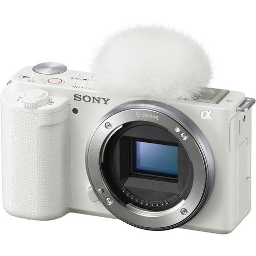 Sony ZV-E10 Mirrorless Camera (Body Only, White)