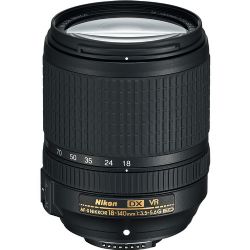 Nikon 18-140mm f/3.5-5.6G AF-S DX NIKKOR ED VR Lens