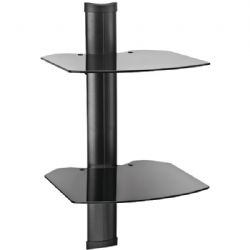 Omnimount Black Tria 2 Shelf Wall