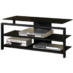 Sylvan Ridge Black Finish/glass Stand