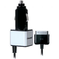 Isound Ipad/ipn/ipod Car Chrgr