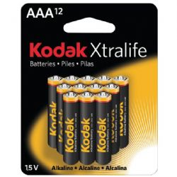 Kodak Xtralife Alkaline Aaa12pk