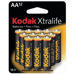 Kodak Xtralife Alkaline Aa 12pk