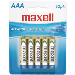 Maxell Aaa 10pk Carded Batteries