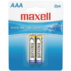 Maxell Aaa 2pk Carded Batteries