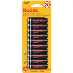 Kodak Hvyduty Zinc Batt Aa 20pk