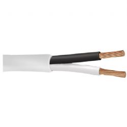 Vextra Spkr Wire 16awg 2con Whte