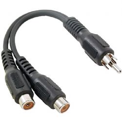 Rca ""y" Adapter 3 Inch"