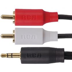 Rca 3.5mm To 2 Rca Plug Y